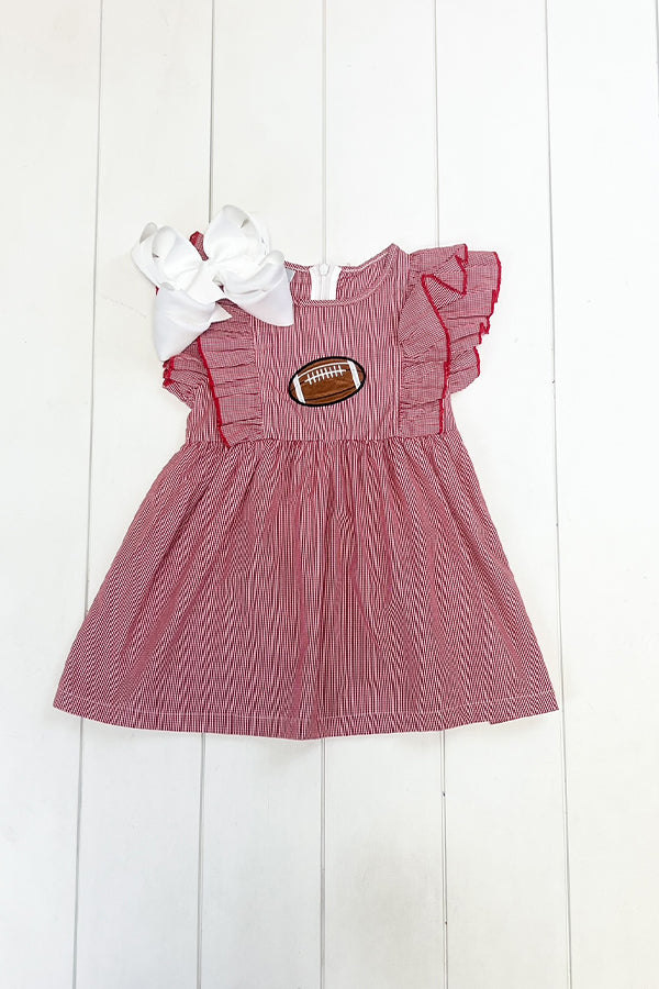 Red Gingham Football Dress