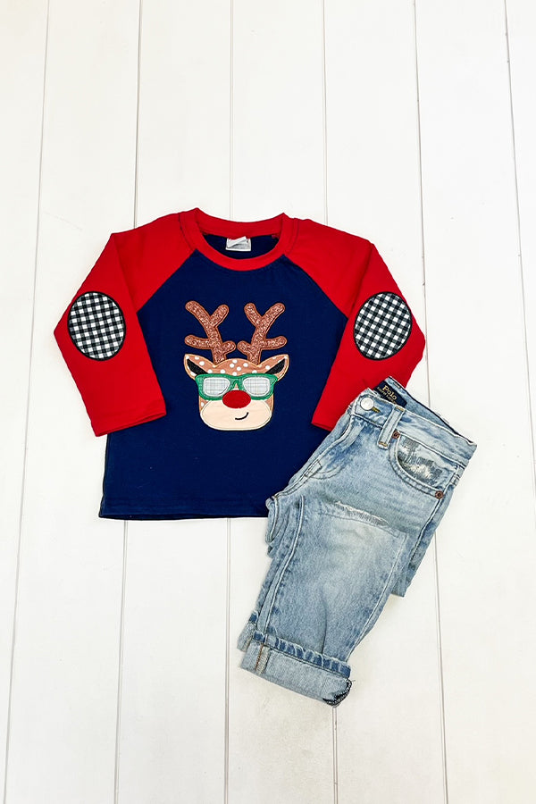 Reindeer Shades Raglan