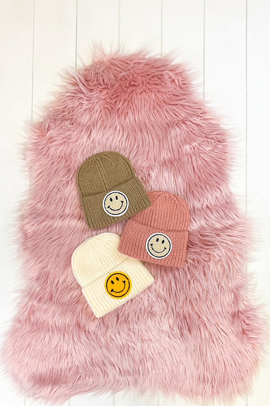 Smiley Beanies-3 Colors