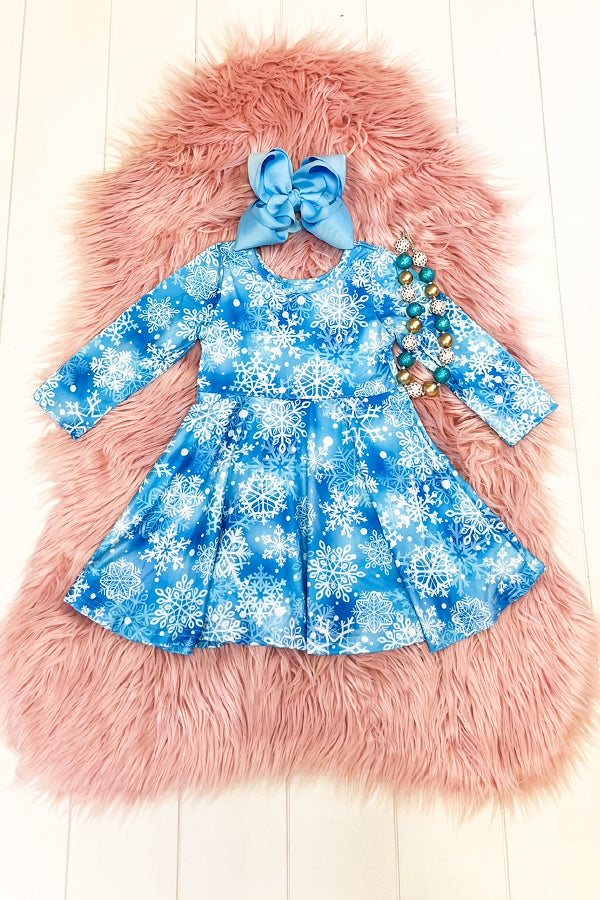 Blue Snowflake Dress