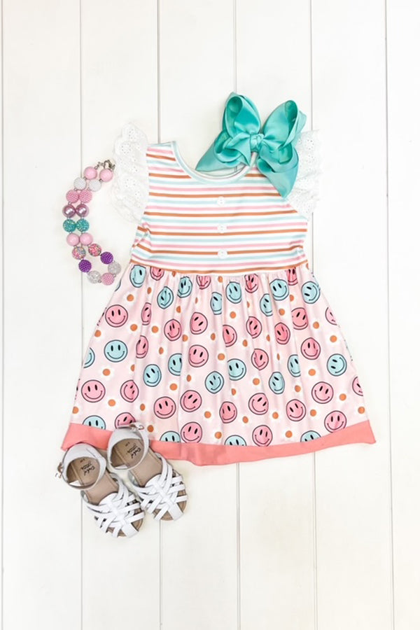 Stripe Smiley Dress