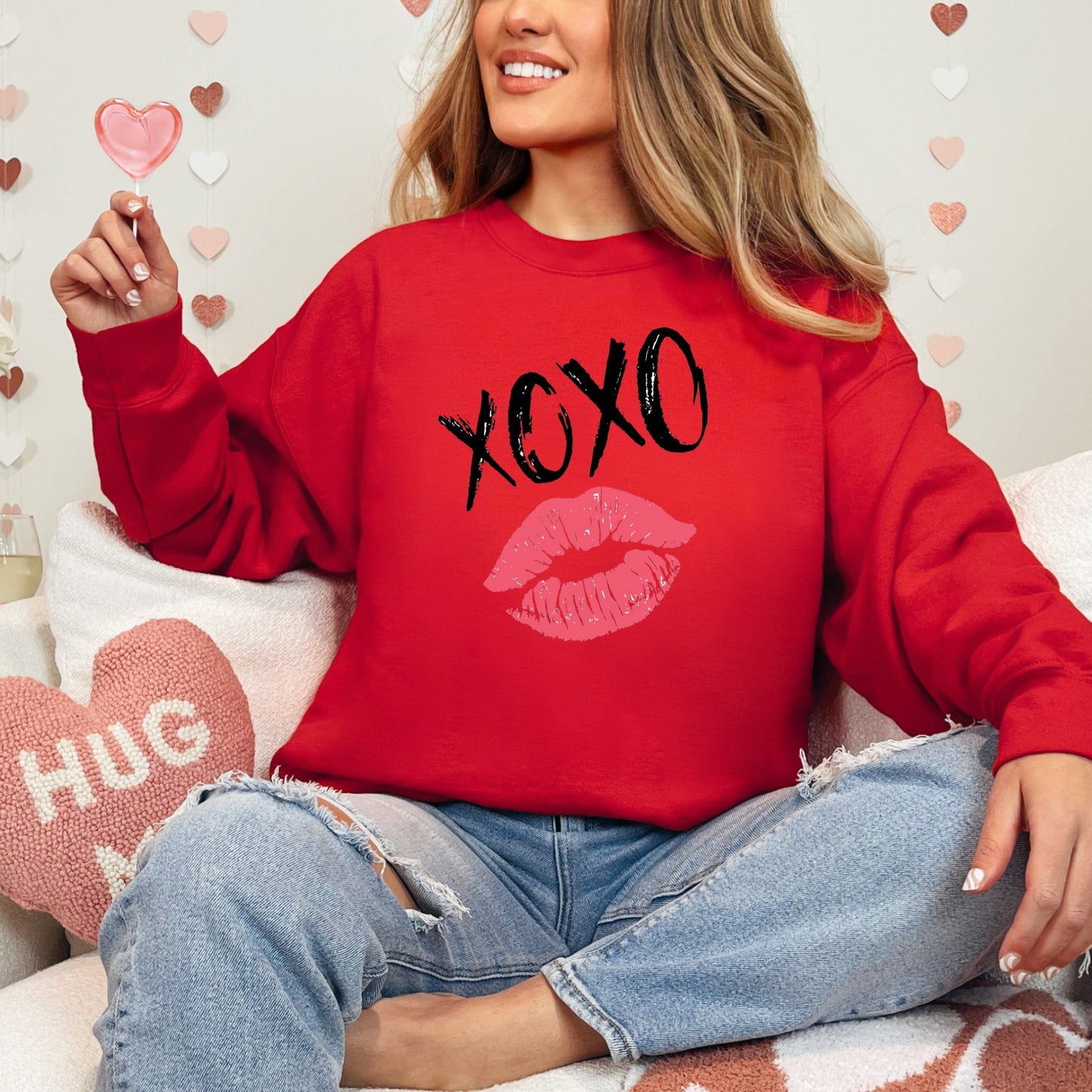 XOXO Lips Sweatshirt