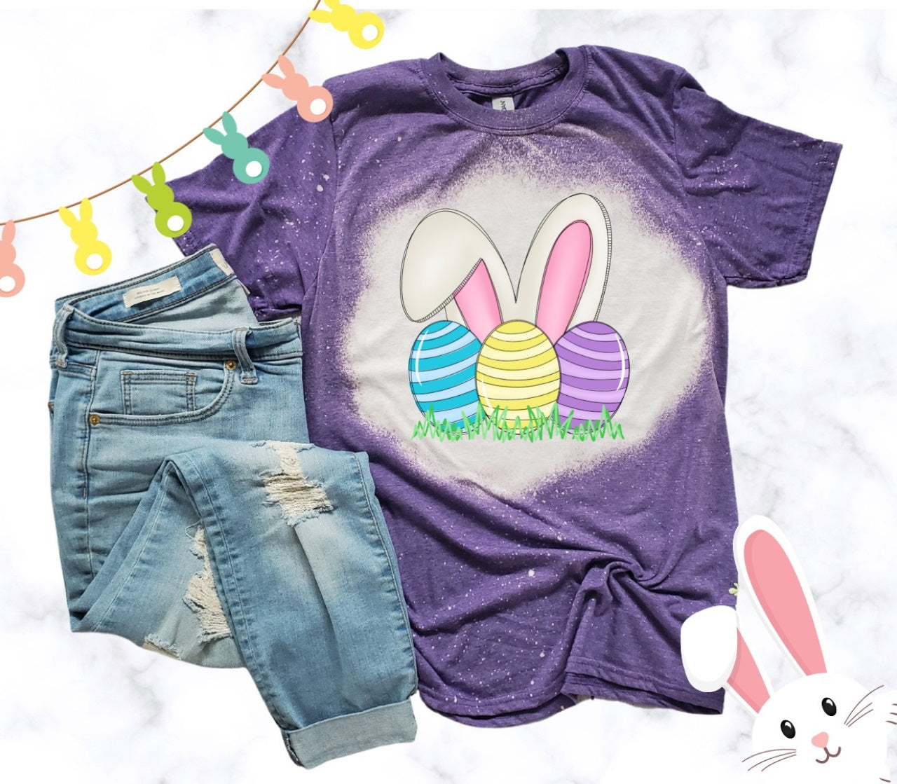 Bunny & Eggs-2 COLORS