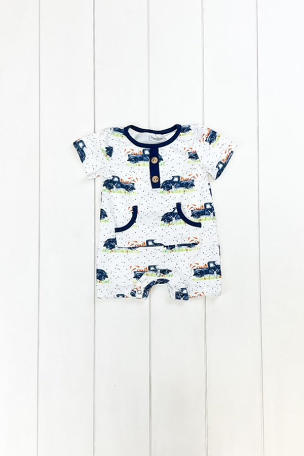 Carrot Delivery Truck Romper
