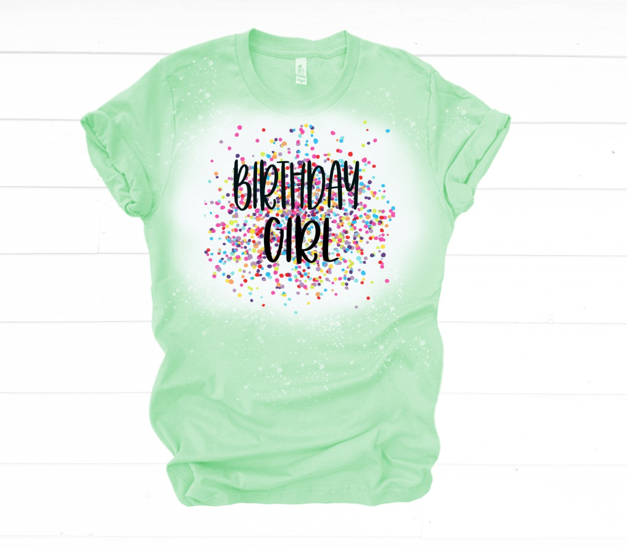 Confetti Birthday Girl-MANY COLORS