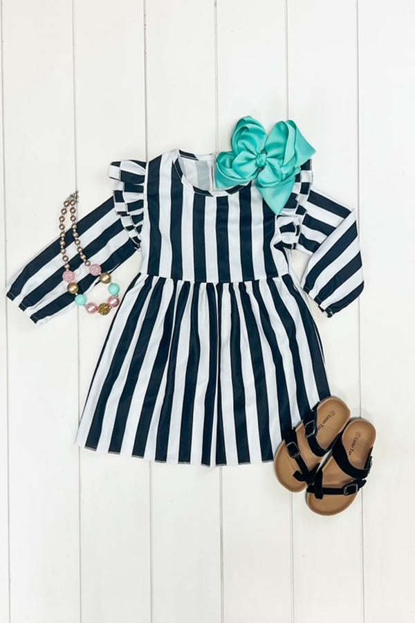 Black & White Stripe Dress