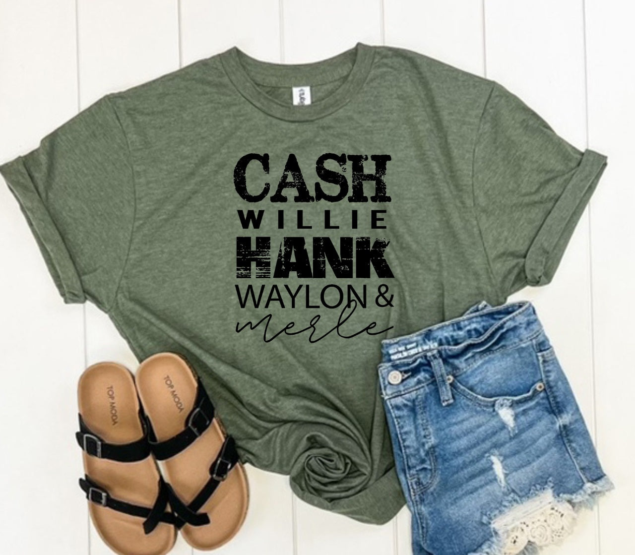 Cash Willie Hank Waylon & Will-Many Colors