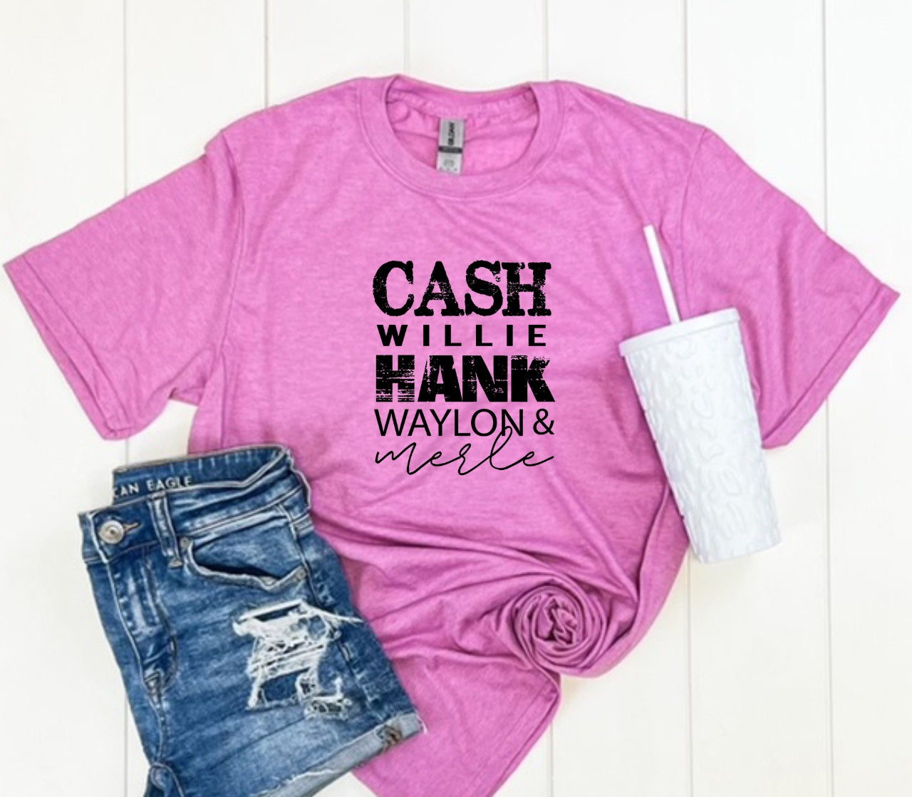 Cash Willie Hank Waylon & Will-Many Colors