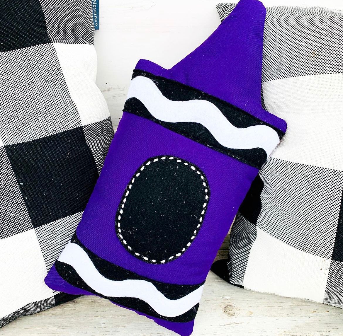 Crayon Pillow by Pillove - DIFFERENT COLOR OPTIONS