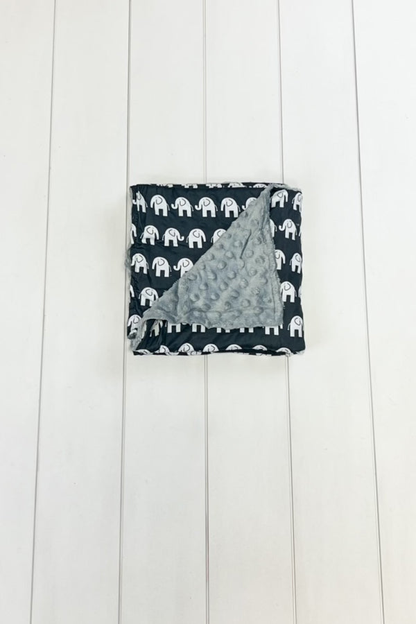 Elephant Minky Blanket