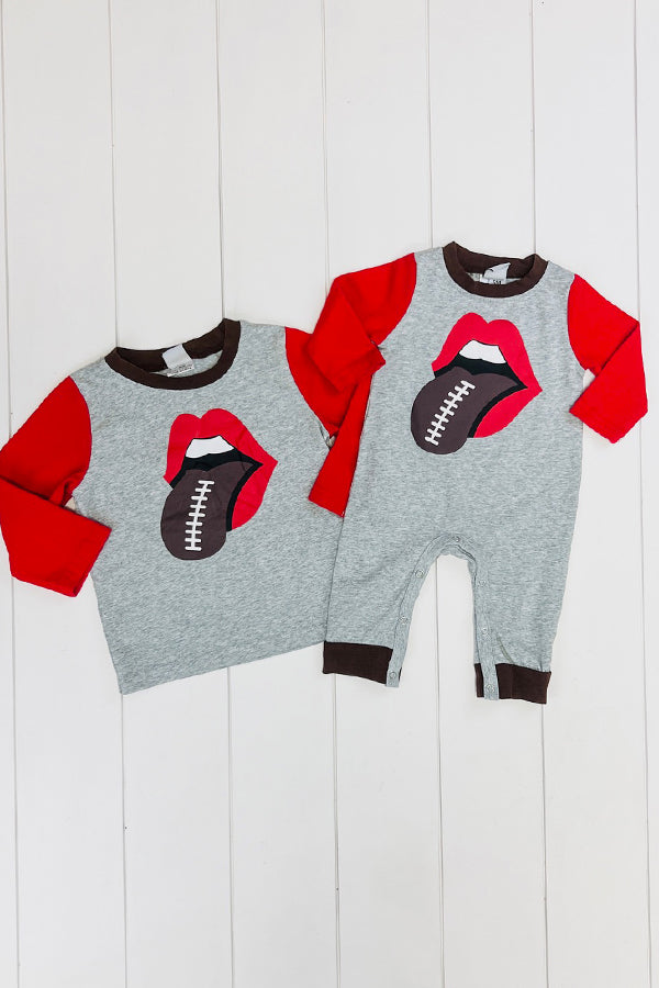 Football Tongue Raglan