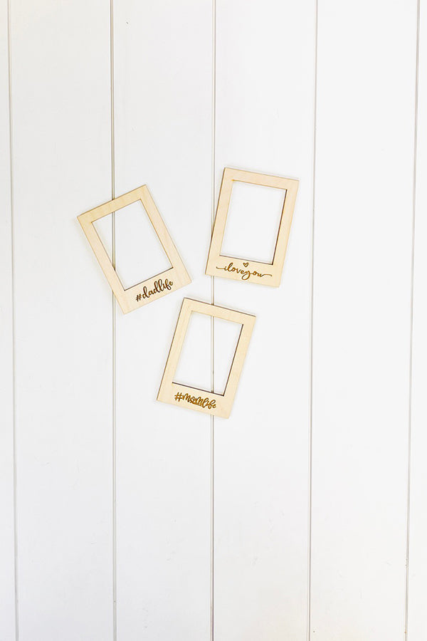 Personalized-Wooden Magnetic Frames