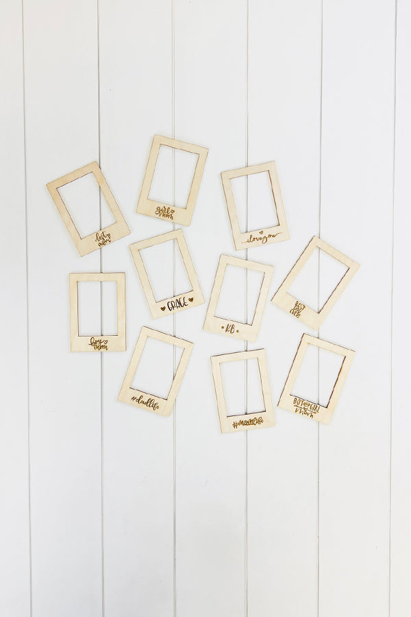 Personalized-Wooden Magnetic Frames