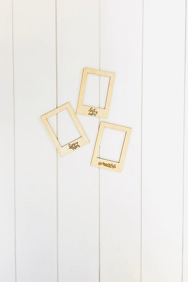 Personalized-Wooden Magnetic Frames