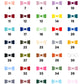 Fabric Messy Bow Headbands- 41 COLORS!
