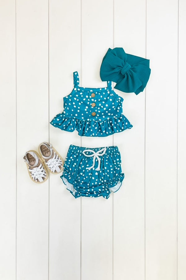 Polka Dot Tank & Bloomer Set-3 Colors