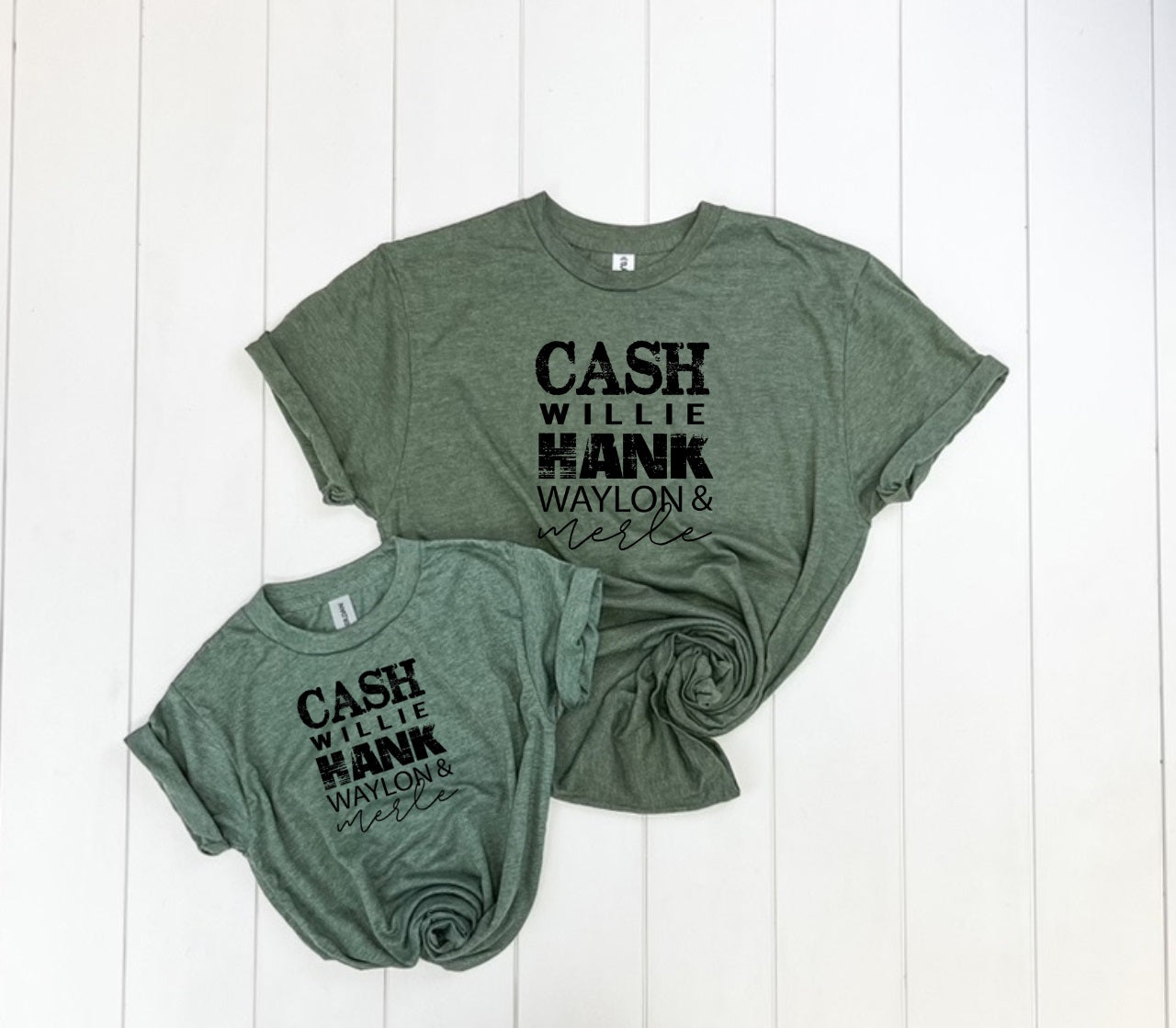 Cash Willie Hank Waylon & Will-Many Colors