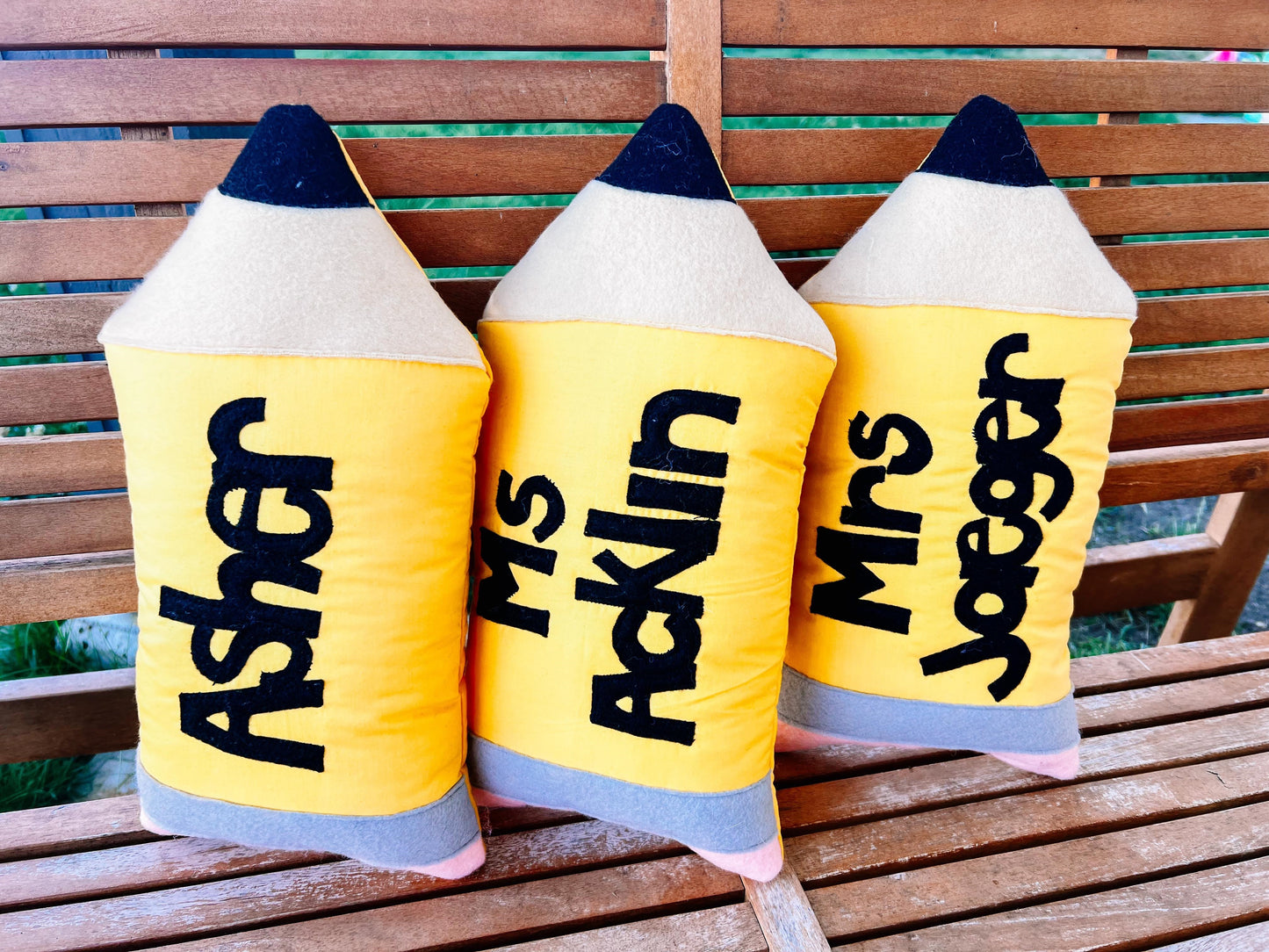 Teacher Pencil Pillow by Pillove