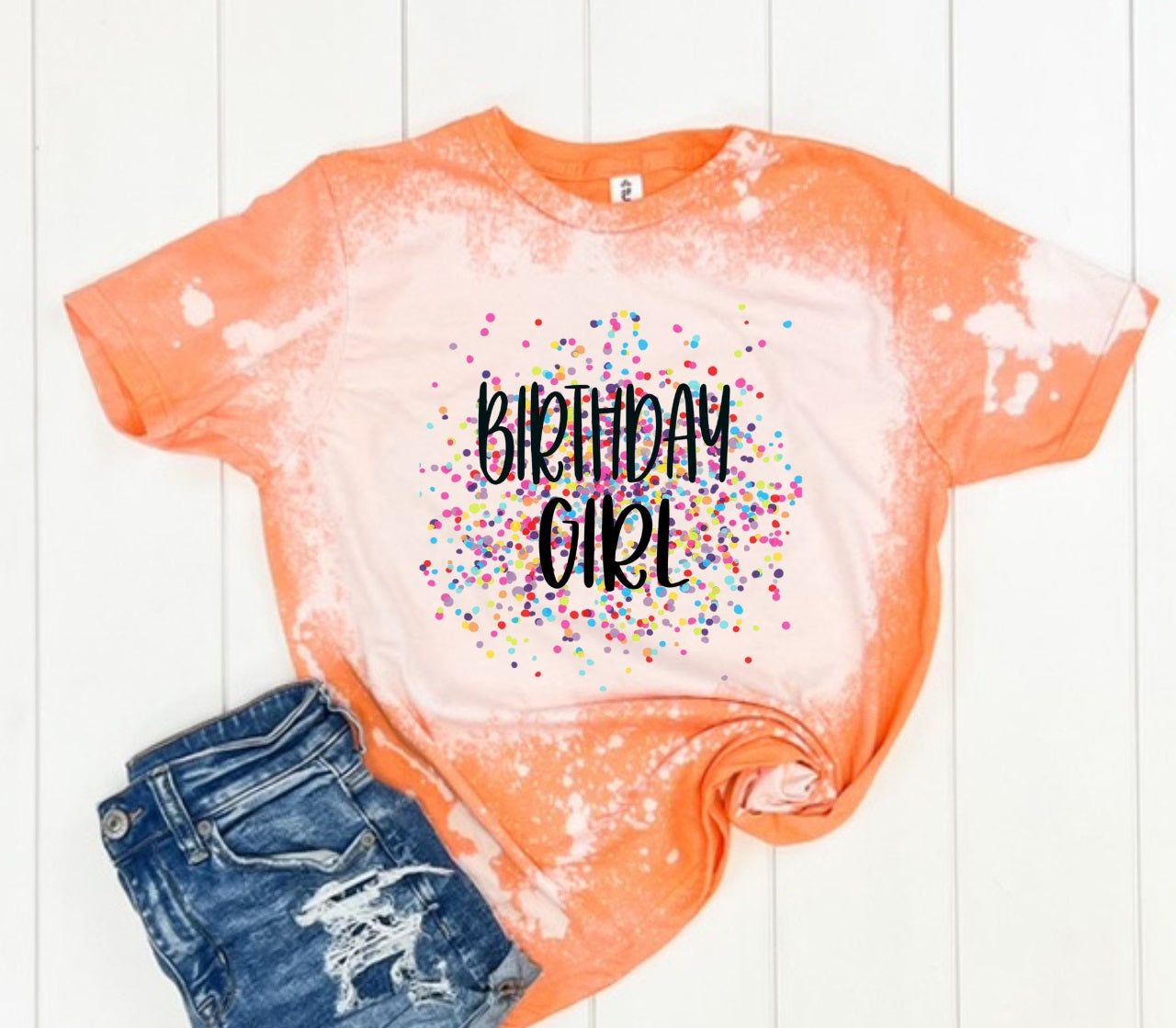 YOUTH-Confetti Birthday Girl- MANY COLORS