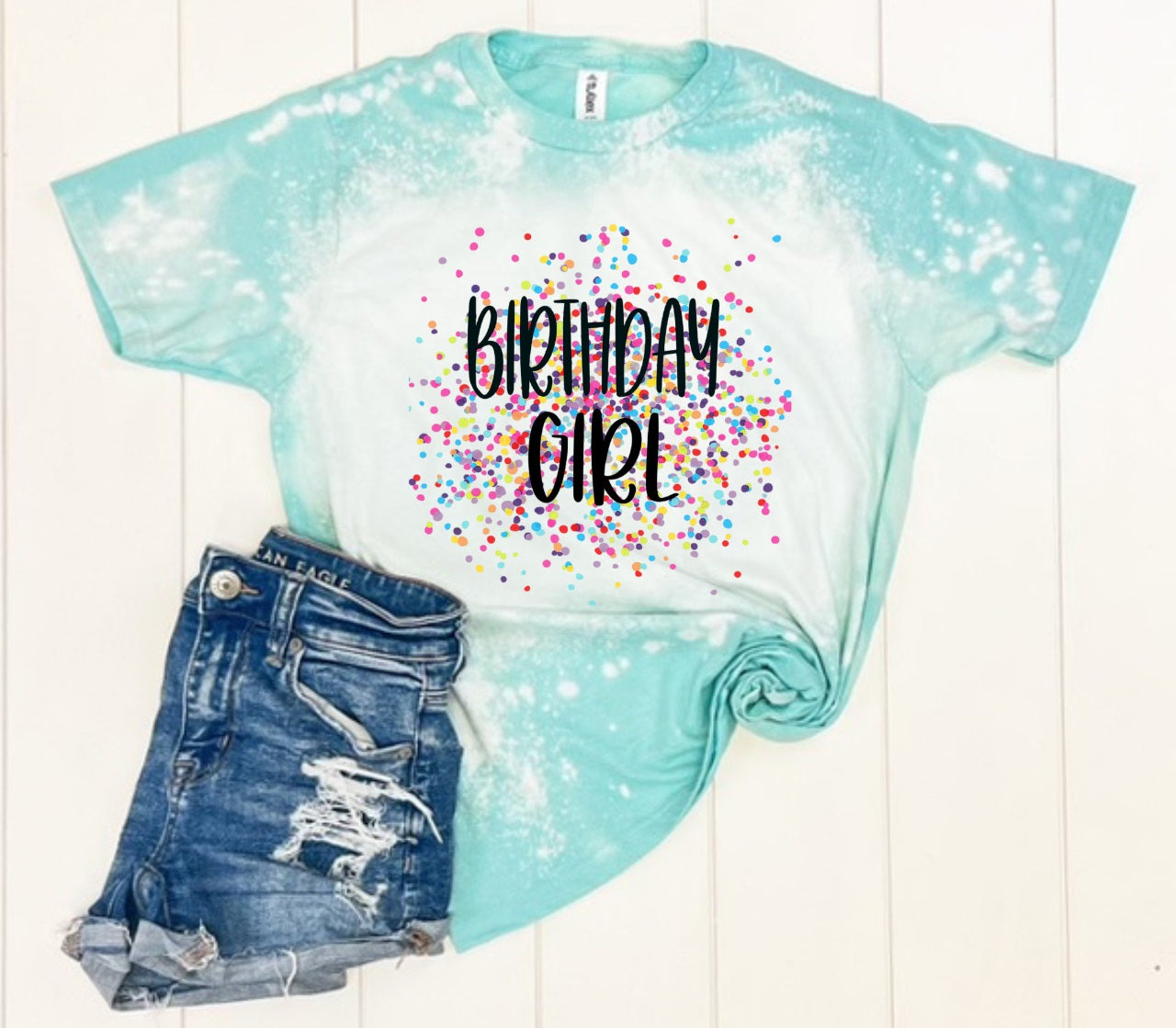 YOUTH-Confetti Birthday Girl- MANY COLORS