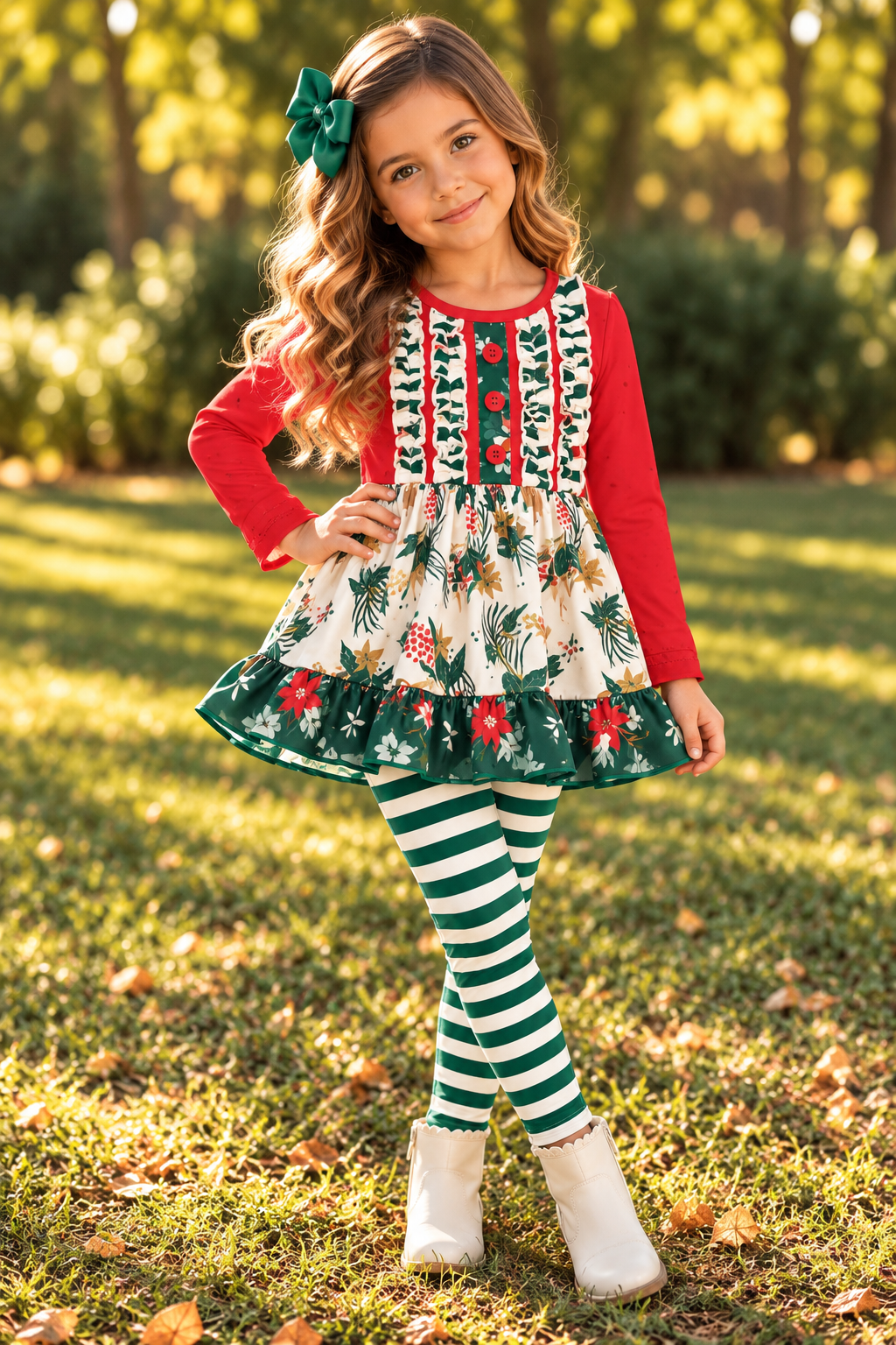 Holiday Deer Pant Set