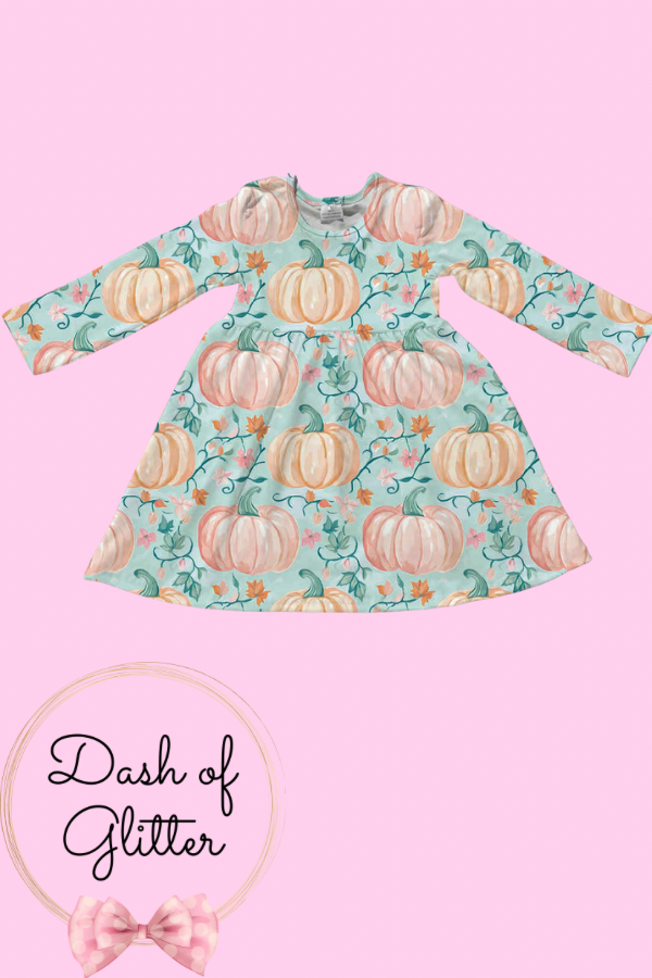 Teal Pumpkin Dress