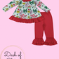Gr*nch Bow Pant Set