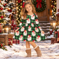 Green Plaid Santa