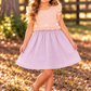 CORAL & LAVENDER DRESS