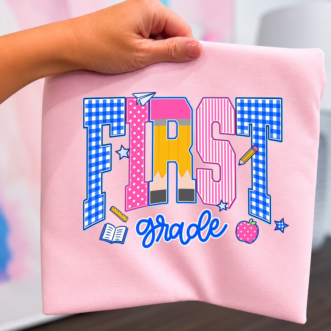 GRADE LEVEL- PINK & BLUE PENCIL GRADE- LEAVE GRADE IN NOTES!