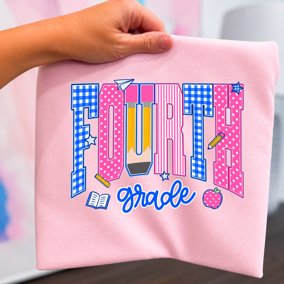 GRADE LEVEL- PINK & BLUE PENCIL GRADE- LEAVE GRADE IN NOTES!