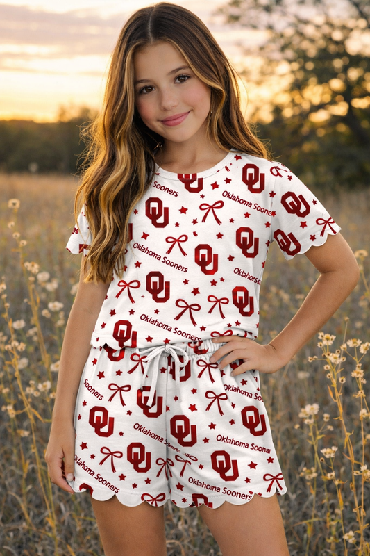 Oklahoma Scallop Short Set