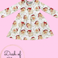 White Polka Dot Santa Dress