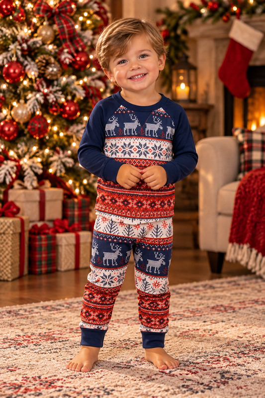 Boys Aztec Christmas Jogger