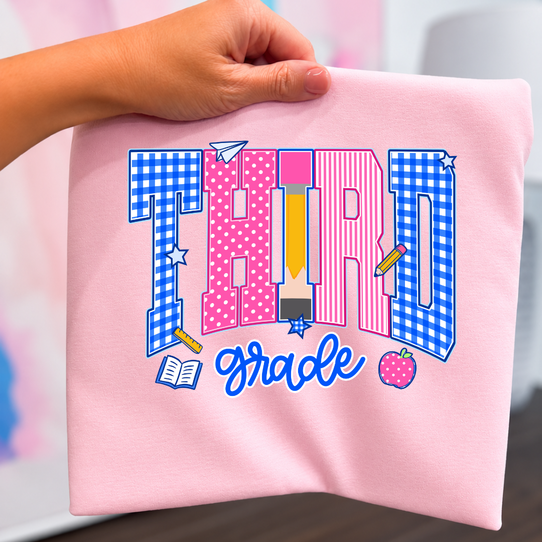 GRADE LEVEL- PINK & BLUE PENCIL GRADE- LEAVE GRADE IN NOTES!