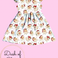 White Polka Dot Santa Dress