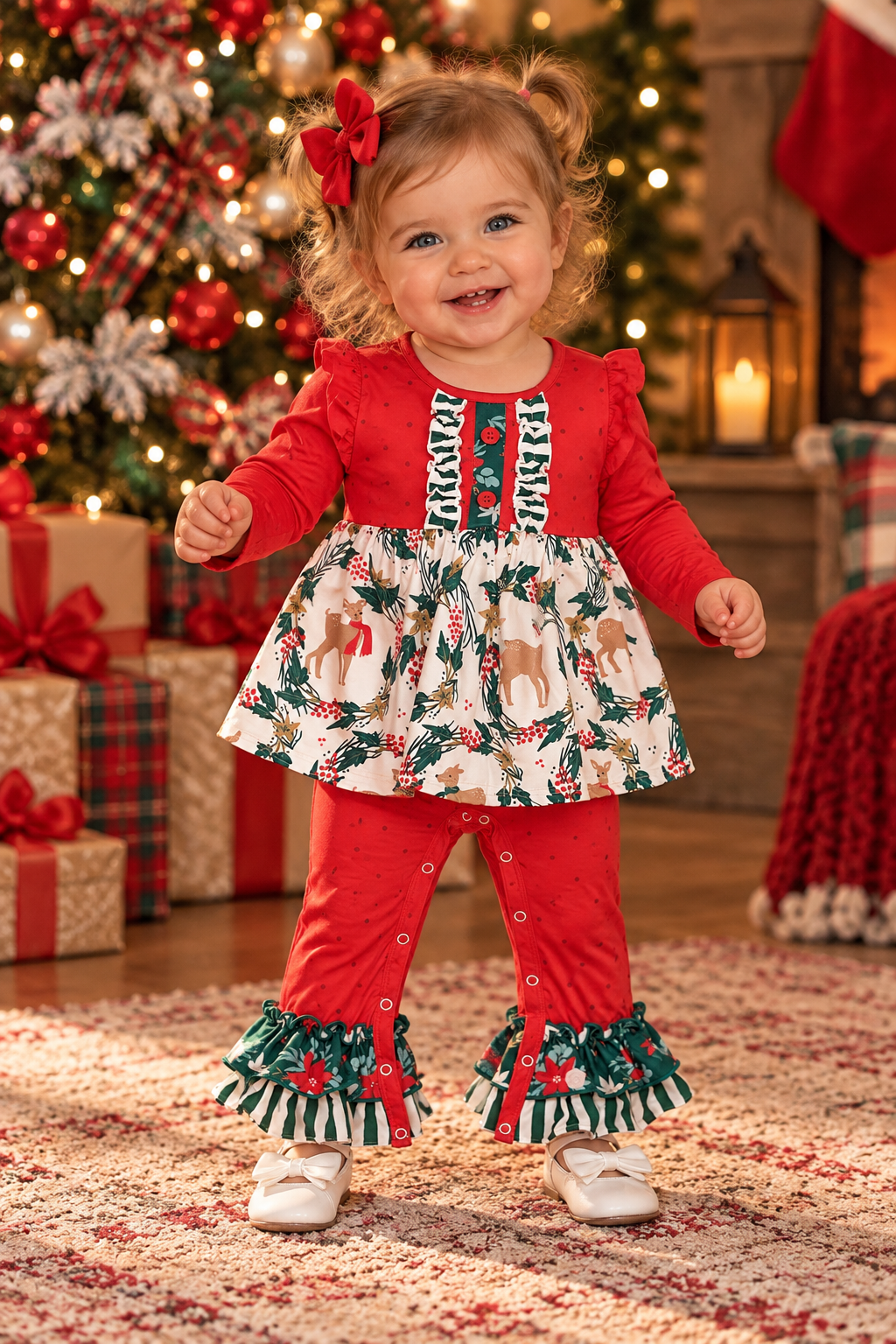 Holiday Deer Romper