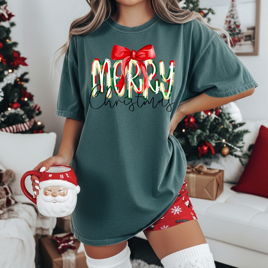 CC-Merry Christmas Bow