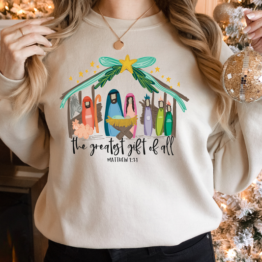Adult-The Greatest Gift Sweatshirt
