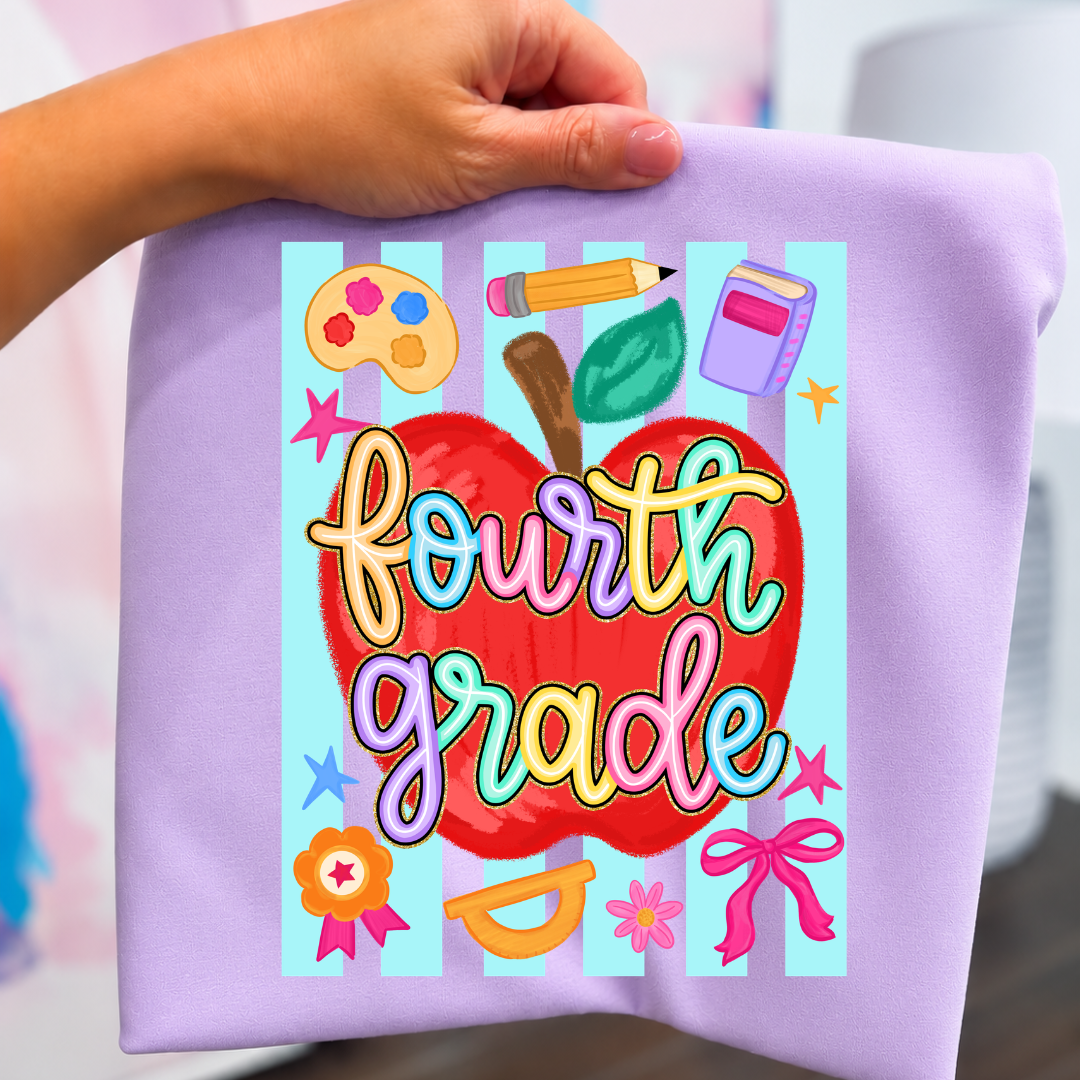 GRADE LEVEL- STRIPE APPLE GRADE  - LEAVE GRADE IN NOTES!