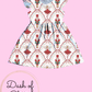Red & White Nutcracker Dress