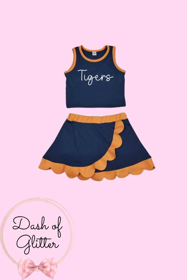 Cheer Skirt Sets- Personalization Available MANY COLORS
