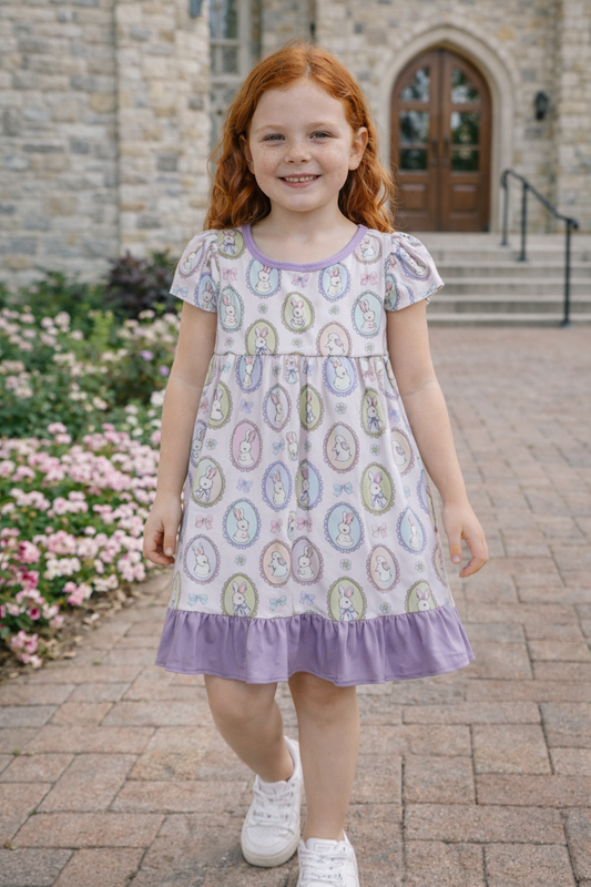 Lavender Bunny Dress