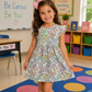 Colorful Pencil Bow Dress