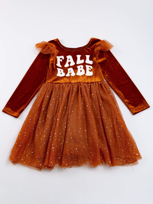 Velvet Fall Babe Dress