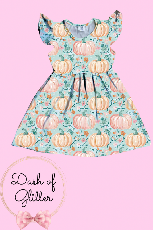 Teal Pumpkin Dress