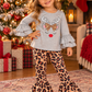 Leopard Reindeer pant Set