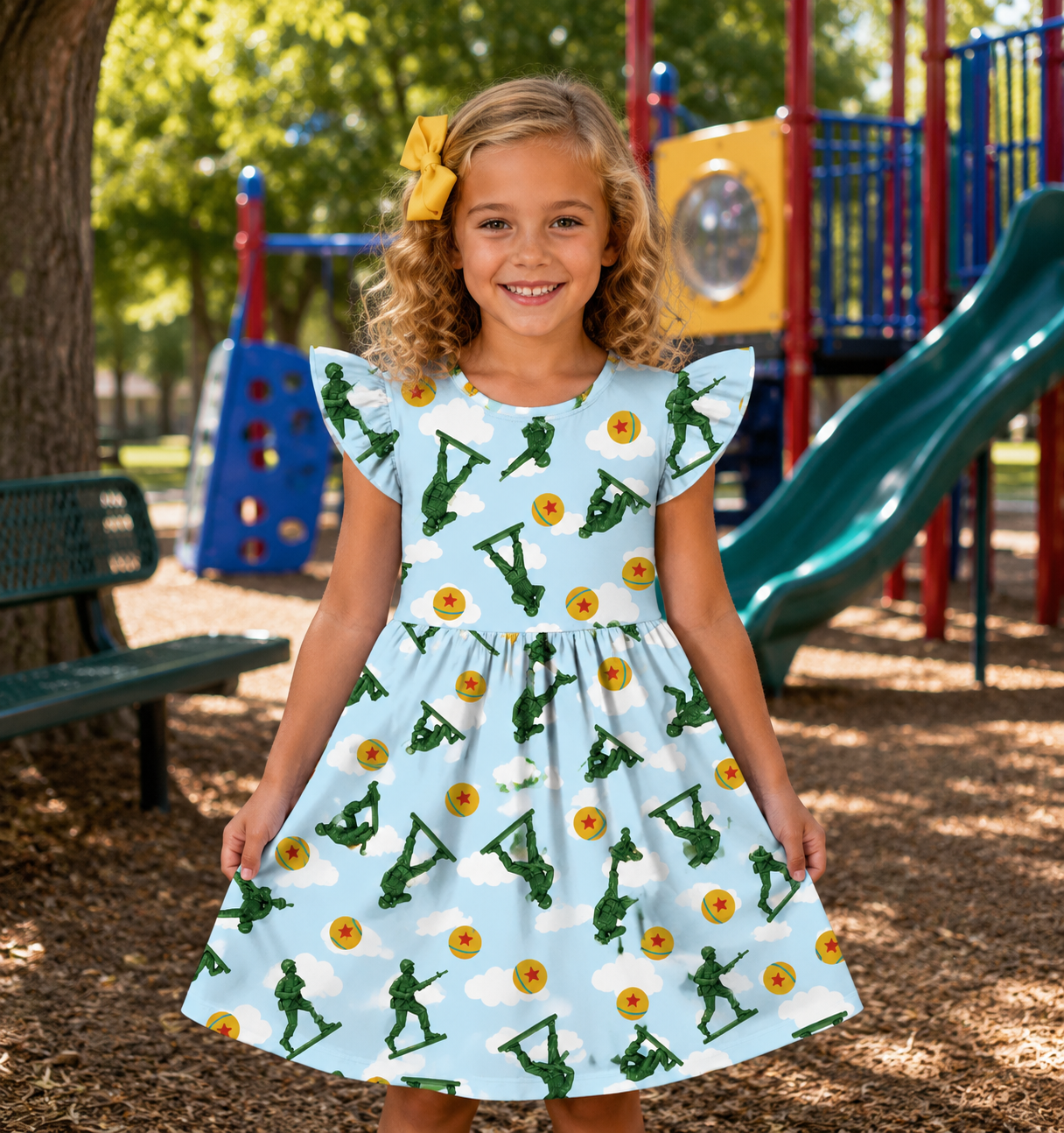 Green Amy Guys Dress
