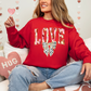 Brushstroke Love Sweashirt