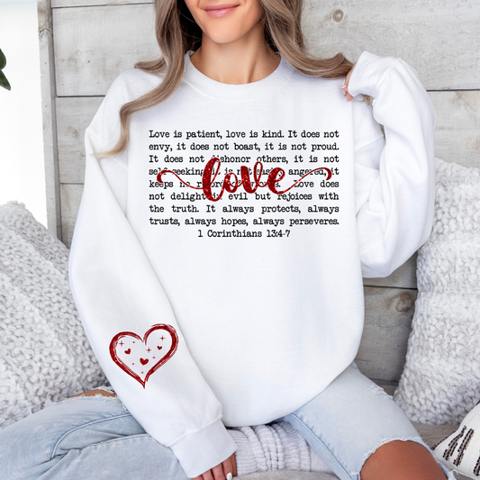 Heart On My Sleeve Sweatshirt